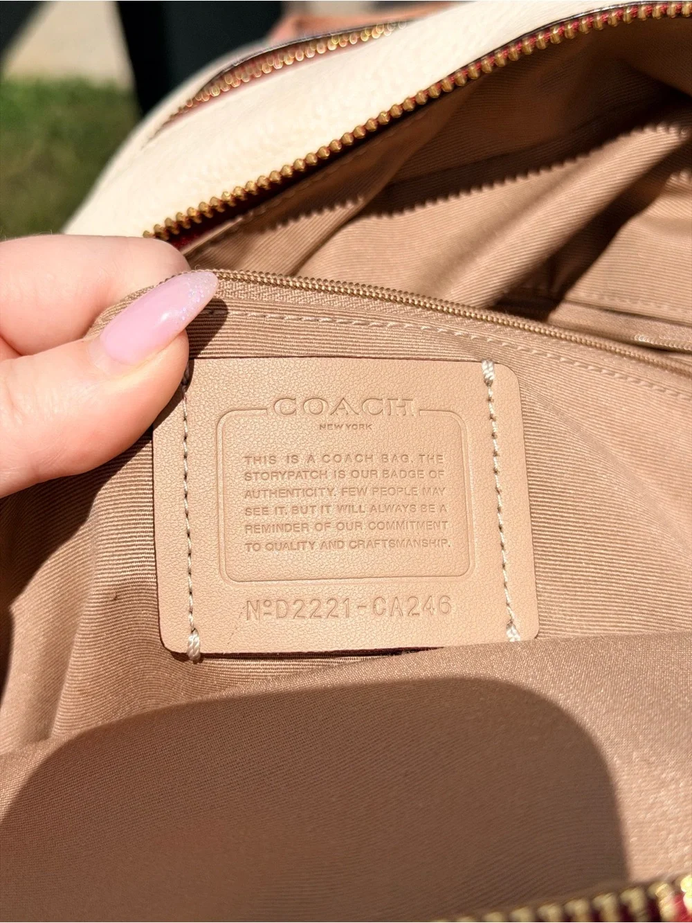 Coach court backpack
